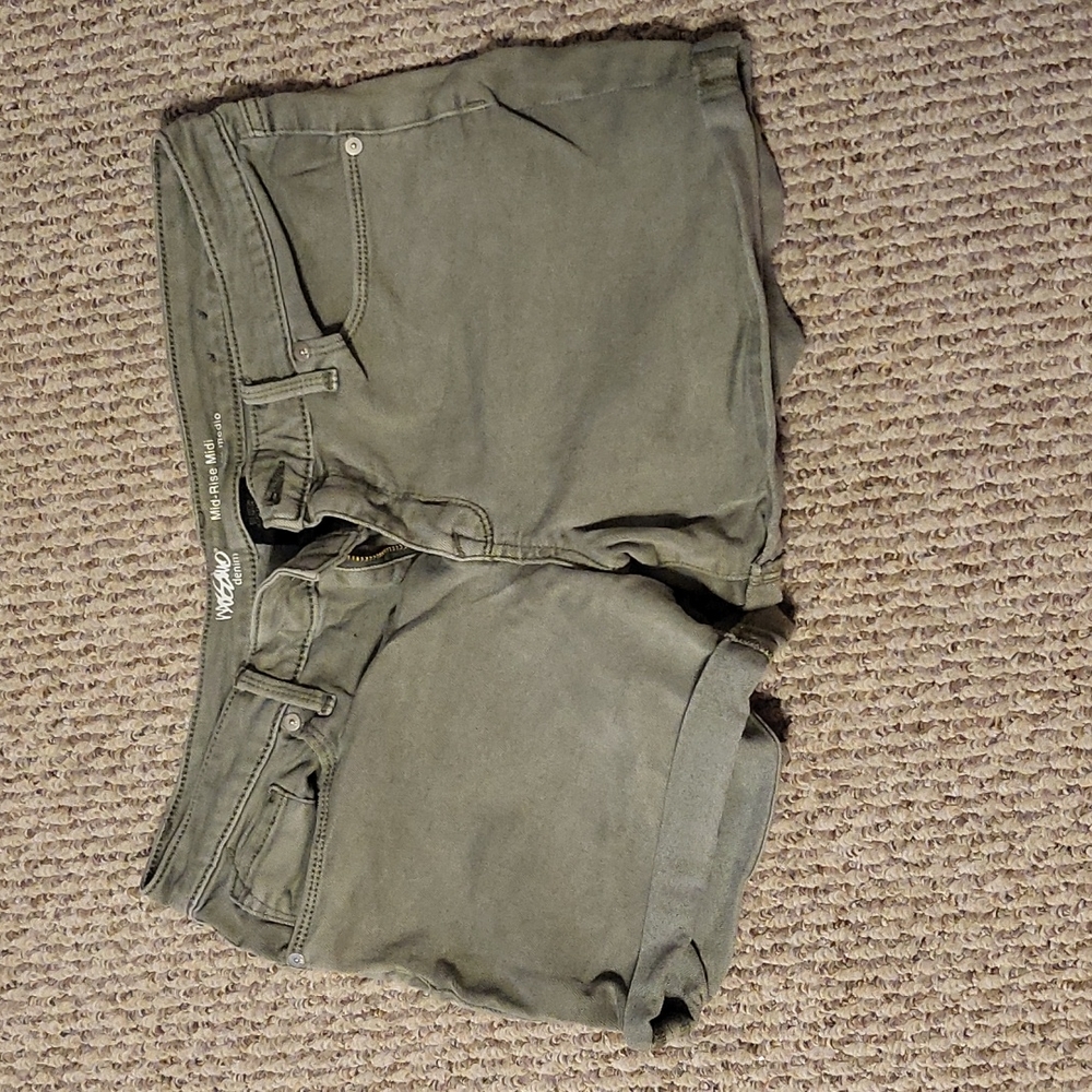 Jean Shorts Size 12 Midrise Stretch